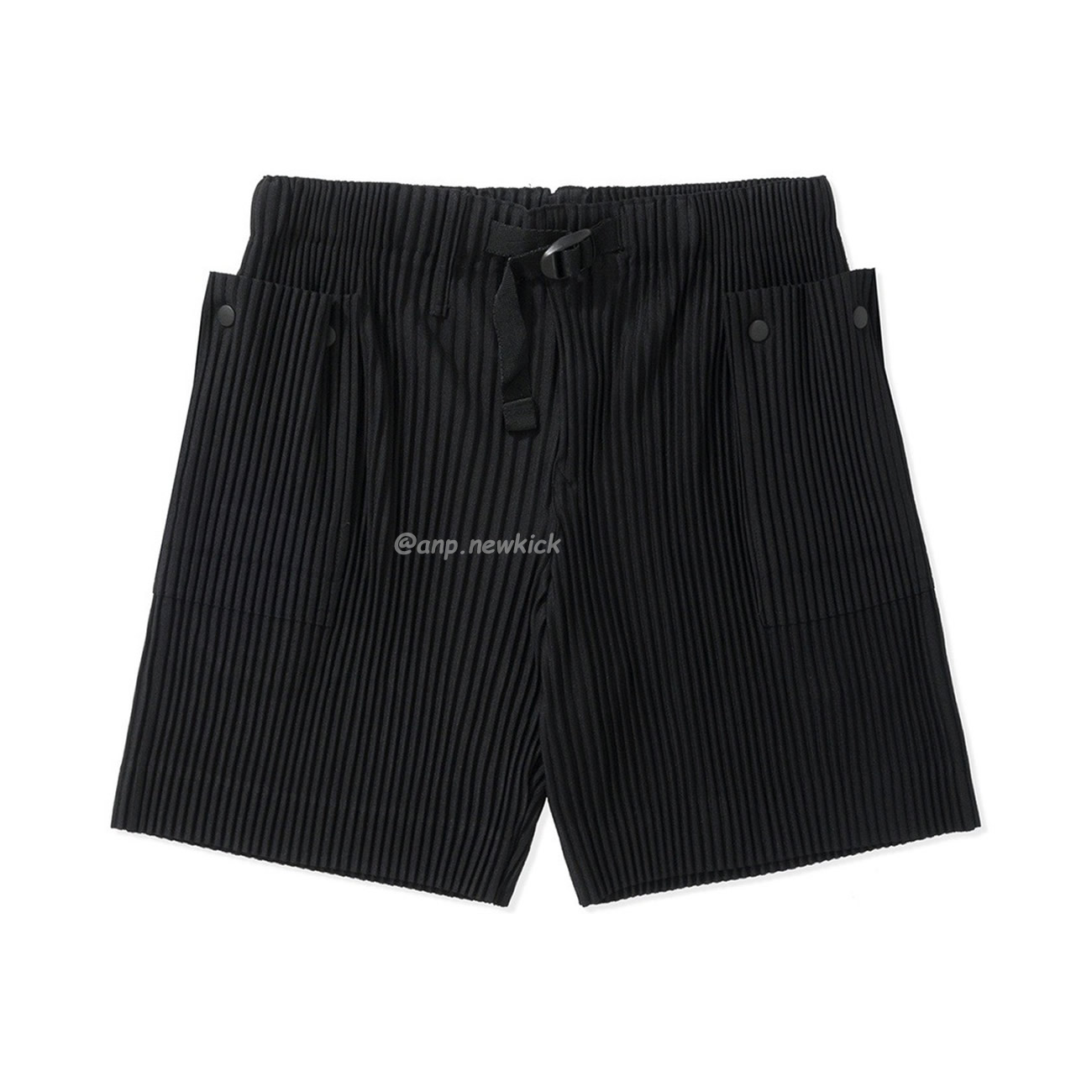 Homme Plissé Issey Miyake Flip Shorts Black Green (10) - www.newkick.vip